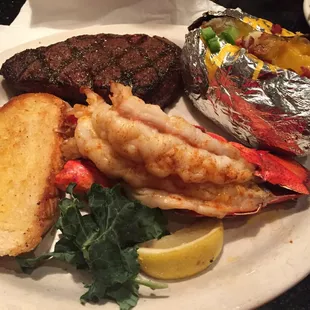 Thanks for a great Valentines Dinner South African Lobster with a great steak!