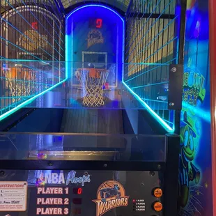 a basketball arcade
