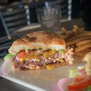 Cross section of the Touchdown Burger.  $13.5