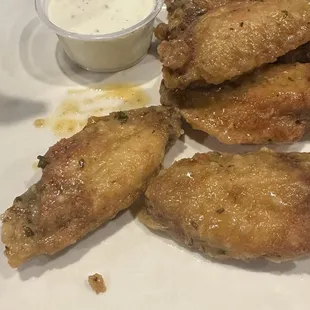 Parmesan and garlic wings