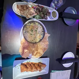 a variety of food items