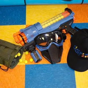 Our standard NERF RIVAL gear that is included in the price of admission