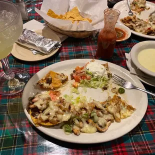 a plate of food on a table