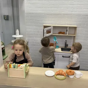 New kitchen area is so fun and beautiful:)