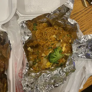 Shrimp fried rice