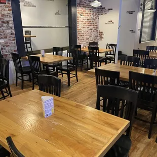 tables and chairs