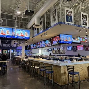 Back of the restaurant looking towards the front door