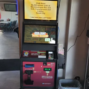 Lottery ticket machine