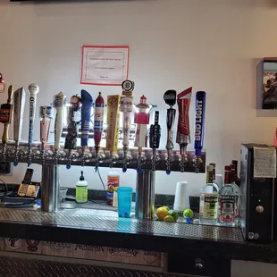 Beer on tap