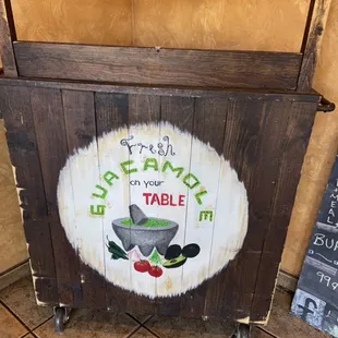 a sign for a restaurant