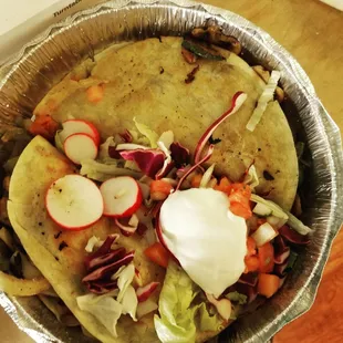 Awesome mushroom quesadillas