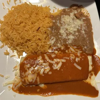 5. Kids Enchilada with Rice & Beans