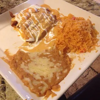 Seafood Chimichanga