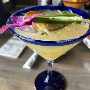 Pineapple jalapeños margarita