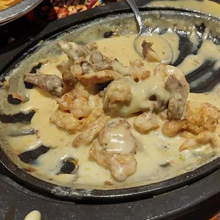 Fajitas nachos steak & chicken