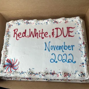 Couldn't make the font cute? Or add a few more fireworks or something??? For 85.00??? Walmart would have been a better choice.