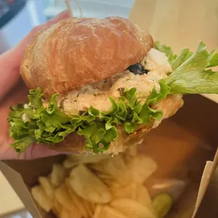 Come in and try our delicious chicken salad sandwich. Open from Monday through Saturday 10am-6pm