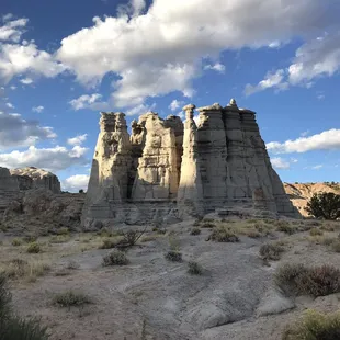 Rock formation at Plaza Blanca, NM
