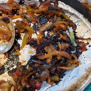 Chicken fajita (after eating)