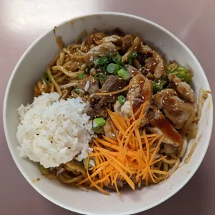 Noodle Plate with Chicken