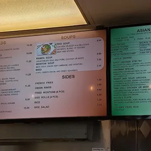 Menu as of 10.24.2022