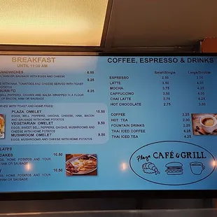 Menu as of 10.24.2022