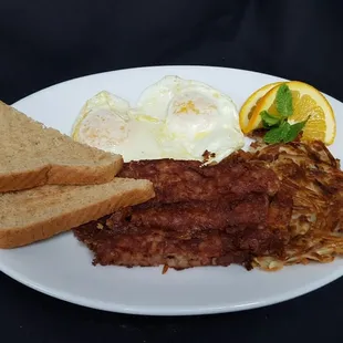Corned Beef Hash and Eggs