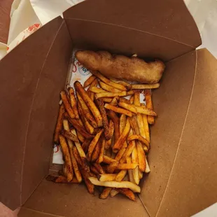 fish and chips, food