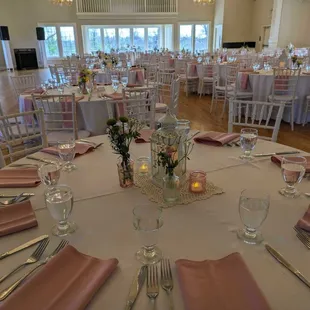 Blush and Beautiful Reception