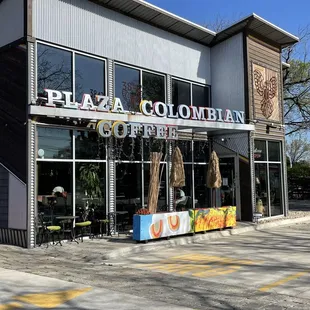 Front of restaurant