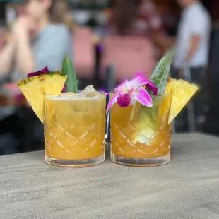 Delicious tiki beverage