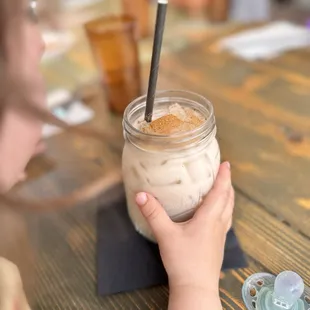 Horchata, both of my girls finished theirs! Delicious.