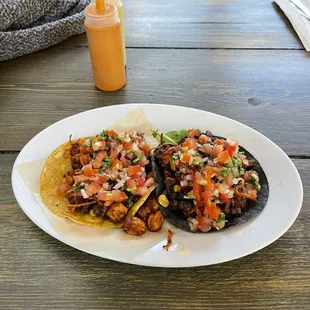 Organico Tempeh Taco, Vegan Chorizo Taco