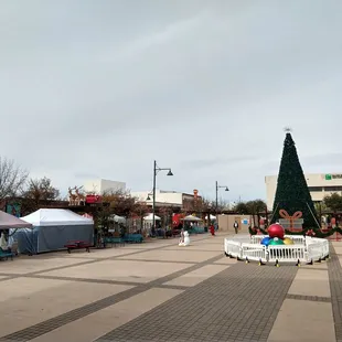 Christmas fair in the plaza