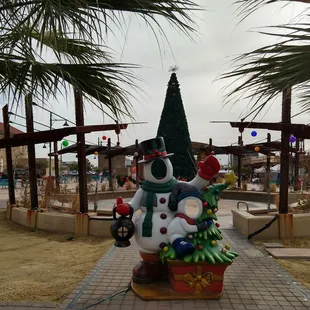 Snowman photo shoot.