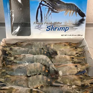 4/6 Head-On Fresh Water Shrimp Labor Day Special: $16 a box of 2lbs Starting: 8/23/19 Ending: 9/9/19