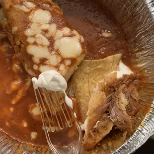 Long thick hair that broke apart as I tried pulling it out of my Tamale.