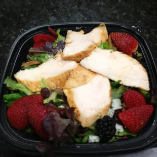 Berry Salad, amazing dressing!