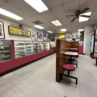 the interior of a restaurant