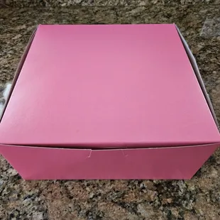 Pink box.