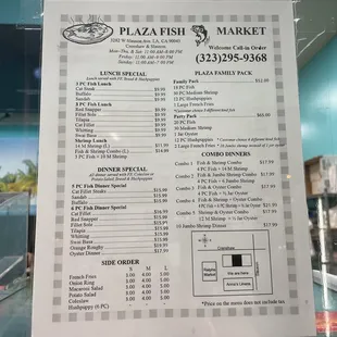 Menu 11/19/22