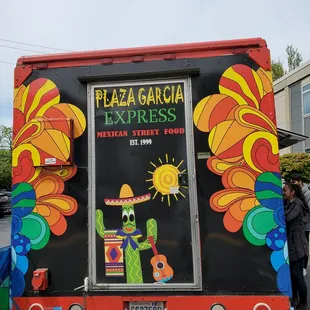 a mexican street food truck