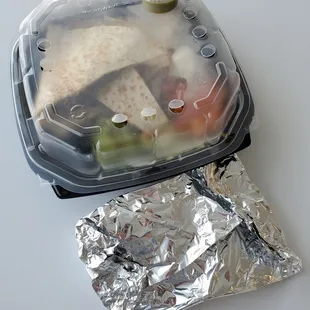 How they wrap the quesadilla and taco