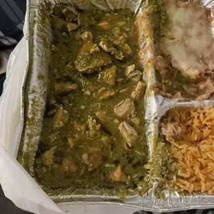 Chile Verde with pork