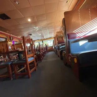 a row of bunk beds