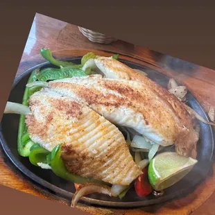 Fish fajita