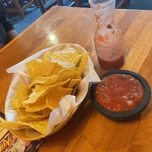 Table Chips and Salsa