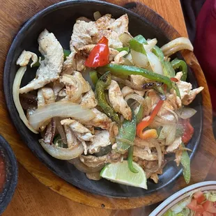 Chicken fajitas