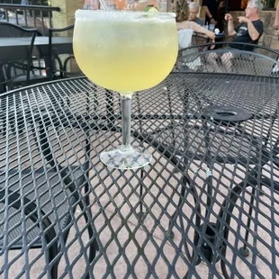 Drinks in the patio