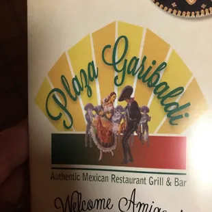 a menu for a mexican restaurant